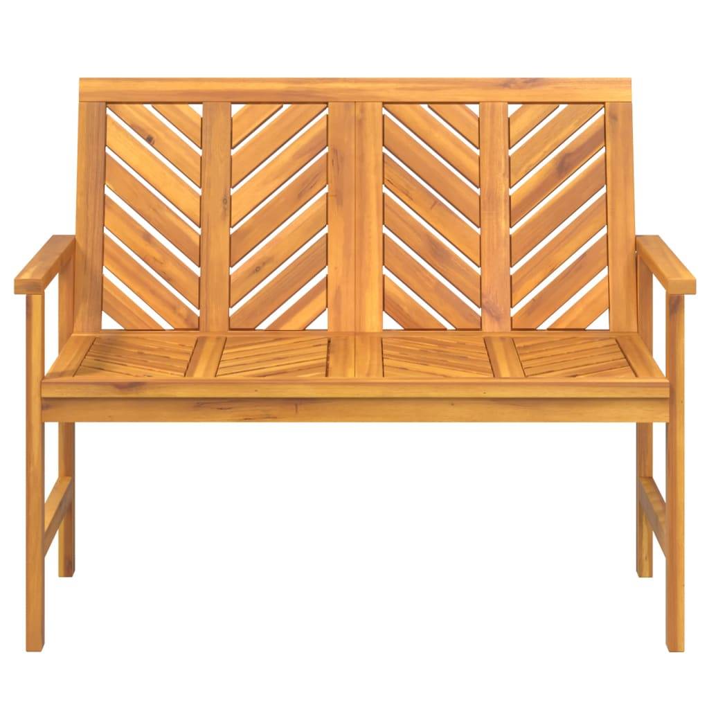 vidaXL Gartenbank 109 cm Massivholz Akazie