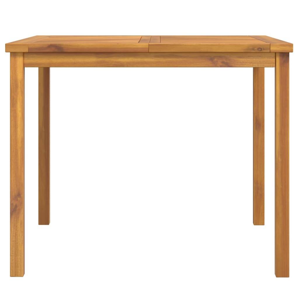 vidaXL Garten-Esstisch 90x90x74 cm Massivholz Akazie
