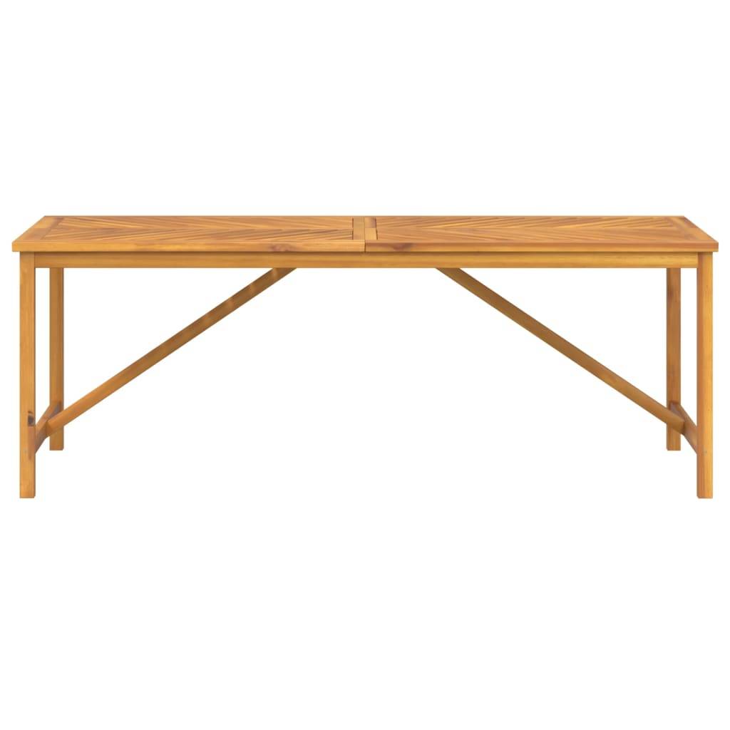 vidaXL Garten-Esstisch 200x90x74 cm Massivholz Akazie