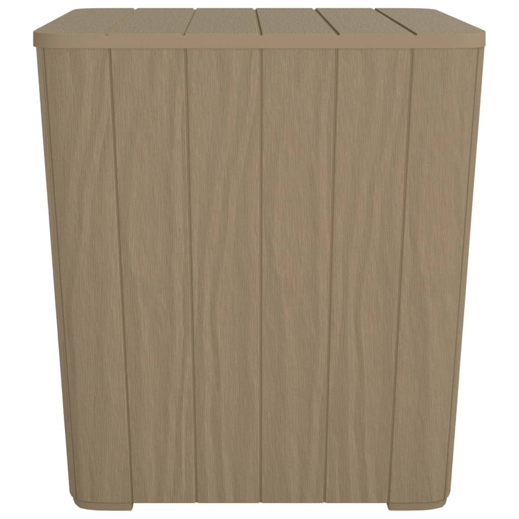 vidaXL Gartentisch mit Abnehmbarer Tischplatte Hellbraun Polypropylen
