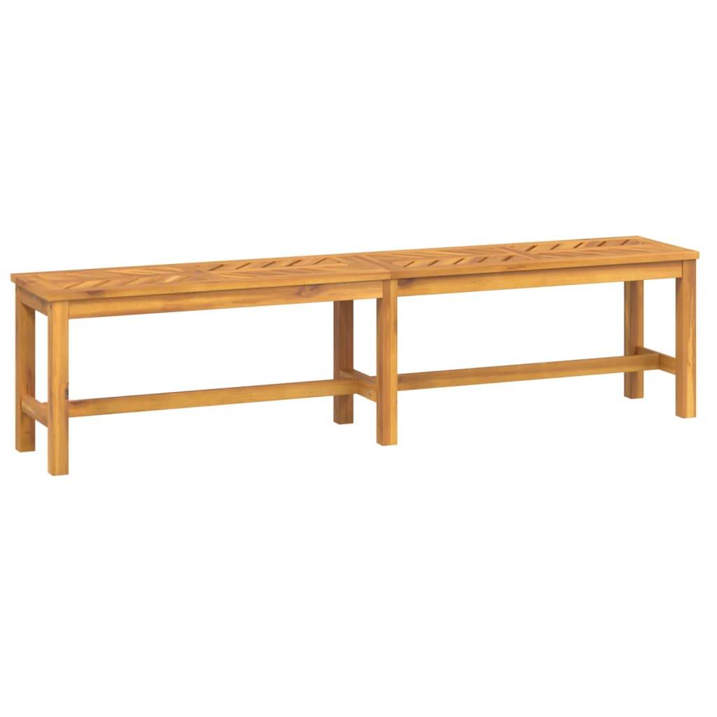vidaXL Gartenbank 180 cm Massivholz Akazie
