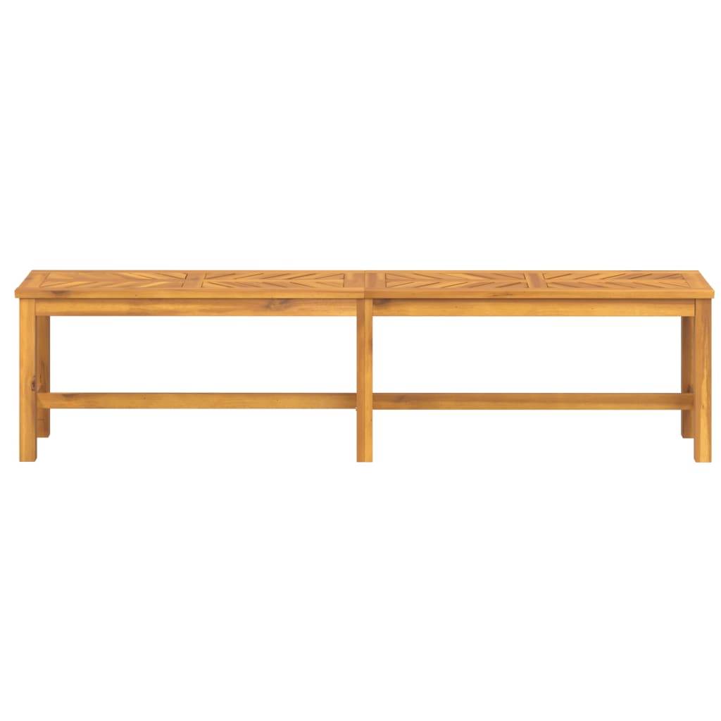 vidaXL Gartenbank 180 cm Massivholz Akazie