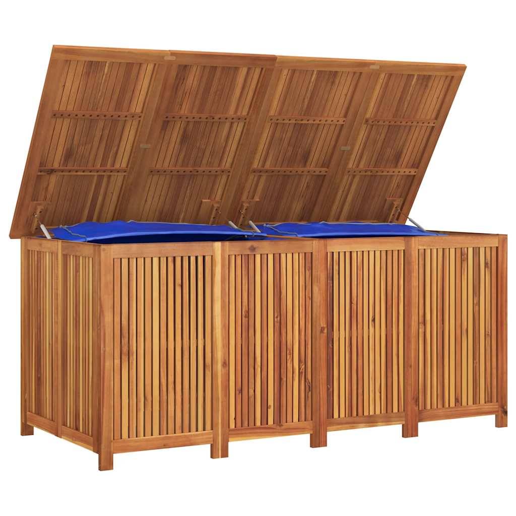 vidaXL Gartenbox 200x80x75 cm Massivholz Akazie