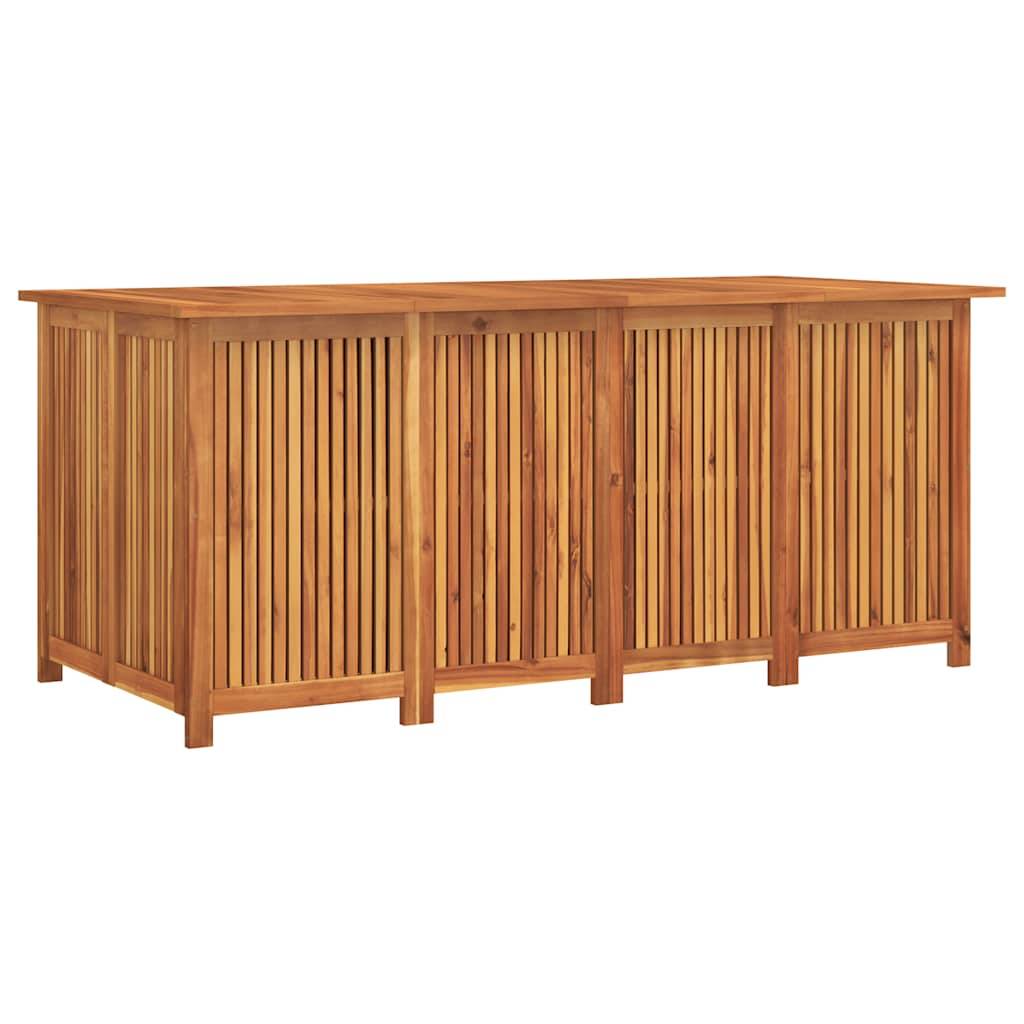 vidaXL Gartenbox 200x80x75 cm Massivholz Akazie