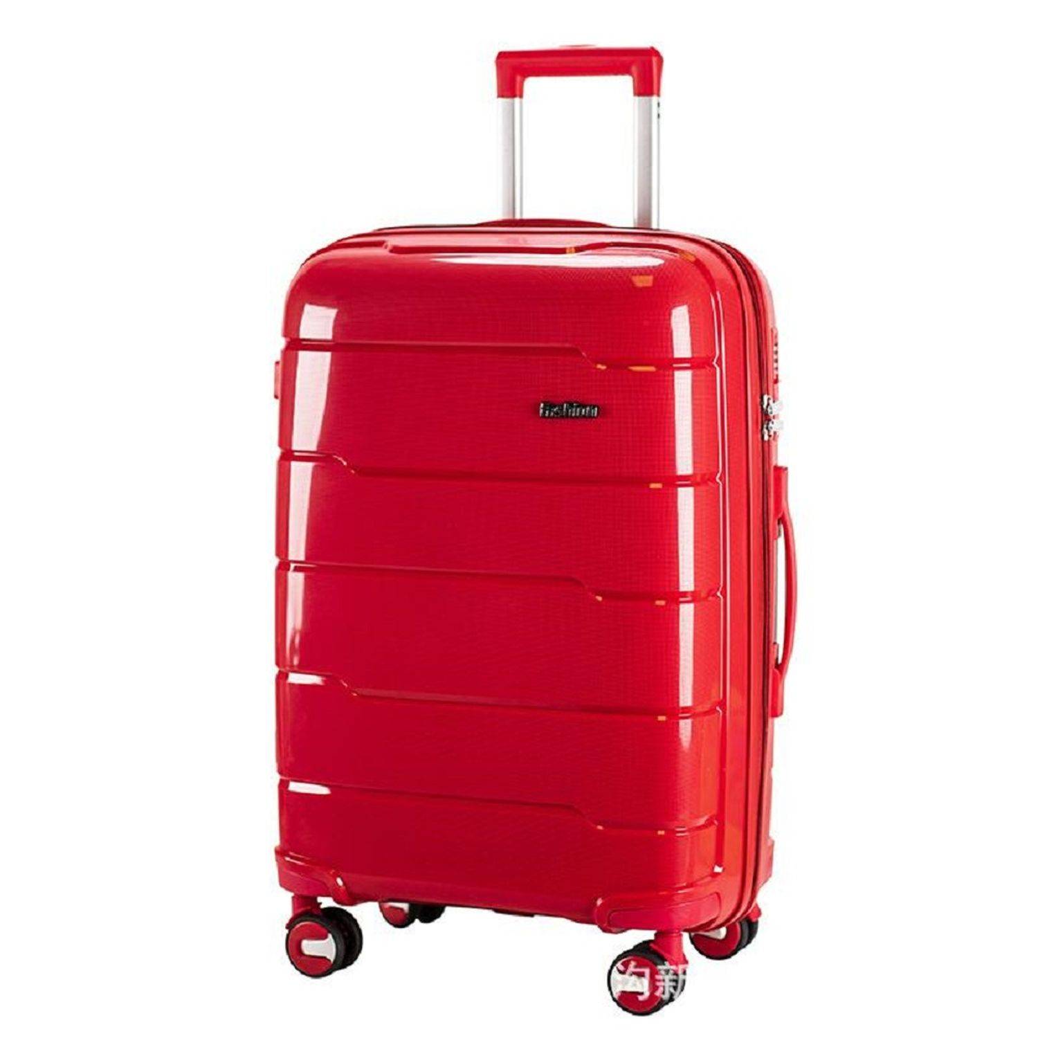 Reisekoffer Koffer 3 tlg Hartschale Trolley Set Kofferset Handgepäck Gepäck Reisetasche Rot
