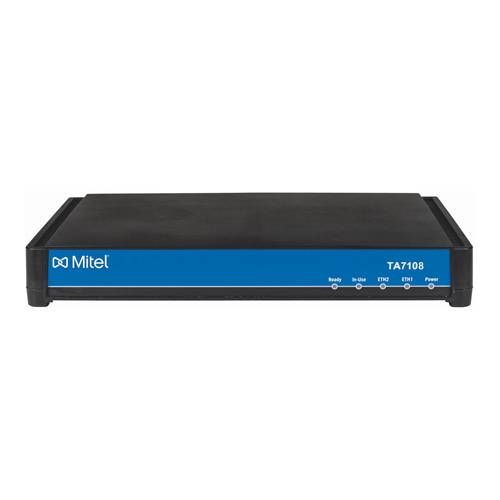 MITEL TA7108 - VoIP-Terminal-Adapter (8x RJ-11 für analoge Telefon-/Fax-Schnittstelle | 2x RJ-45 für 10/100