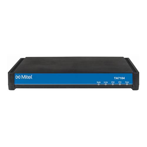MITEL TA7104 - VoIP-Terminal-Adapter (4x RJ-11 für analoge Telefon-/Fax-Schnittstelle | 2x RJ-45 für 10/100
