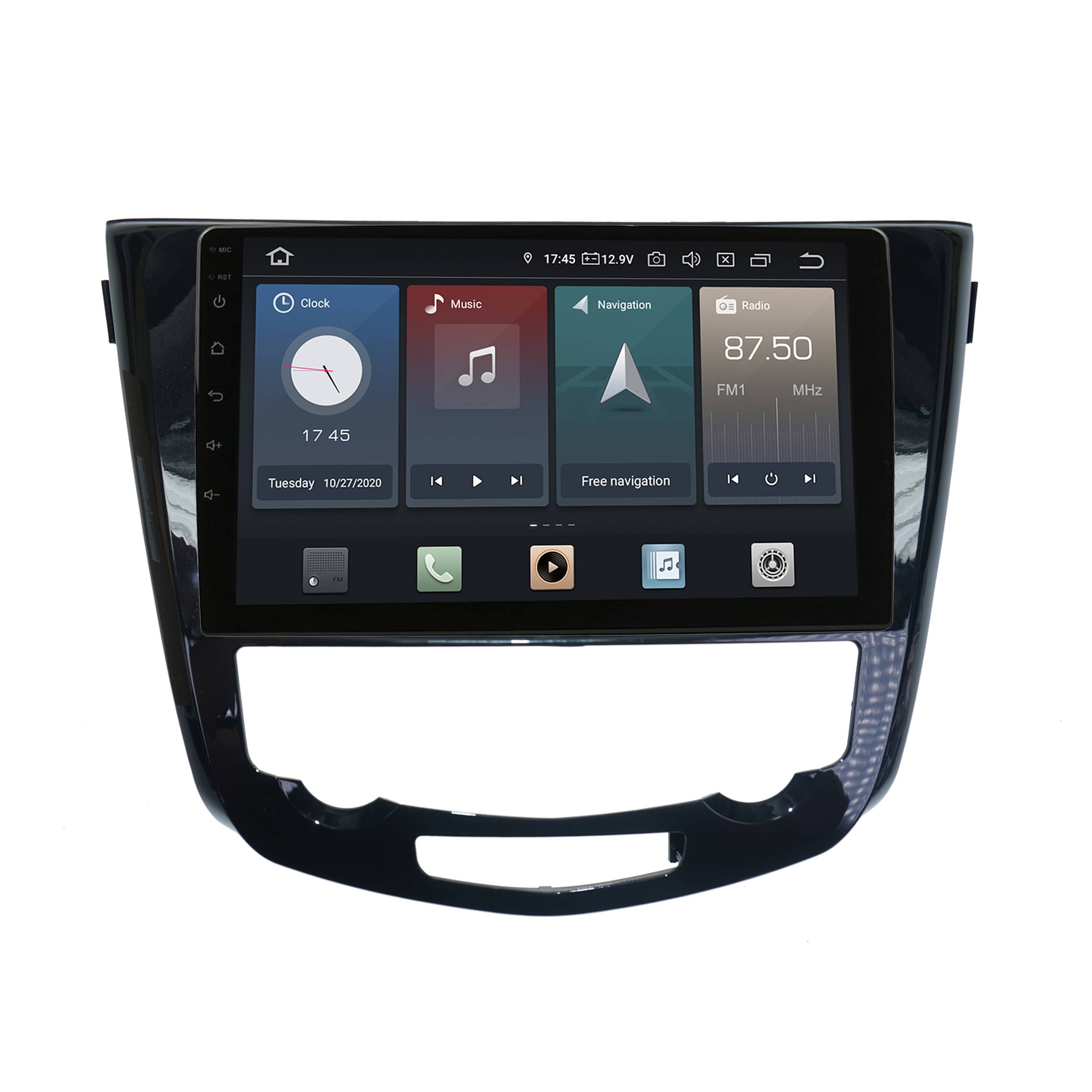 Für Nissan x-Trail Qashqai 10" Touchscreen Android Autoradio GPS Navi CarPlay