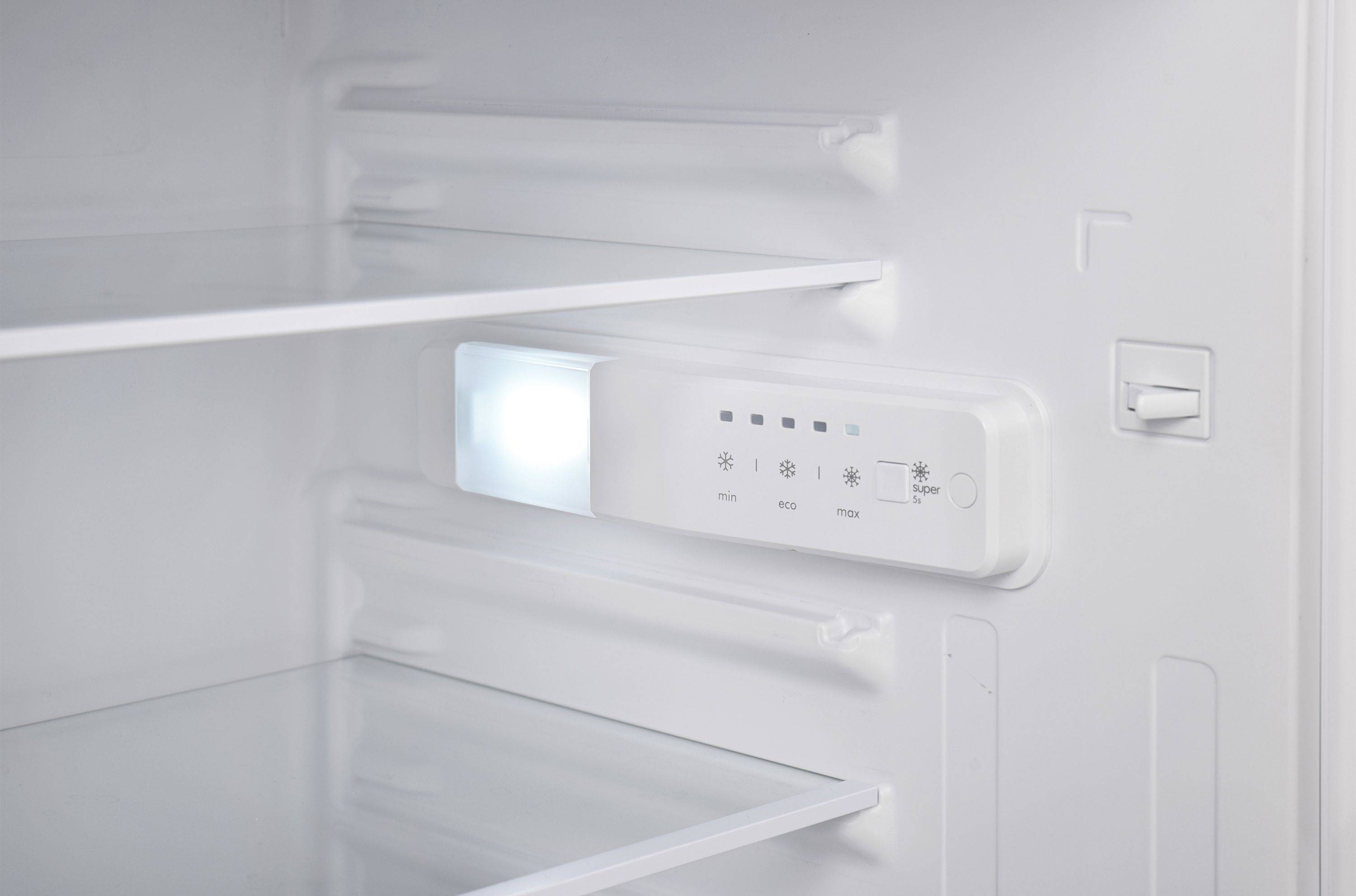 Telefunken EK88S134E Einbaukühlschrank ohne Gefrierfach | 88cm Nische | Schlepptür-Technik | 126 Liter Nutzinhalt