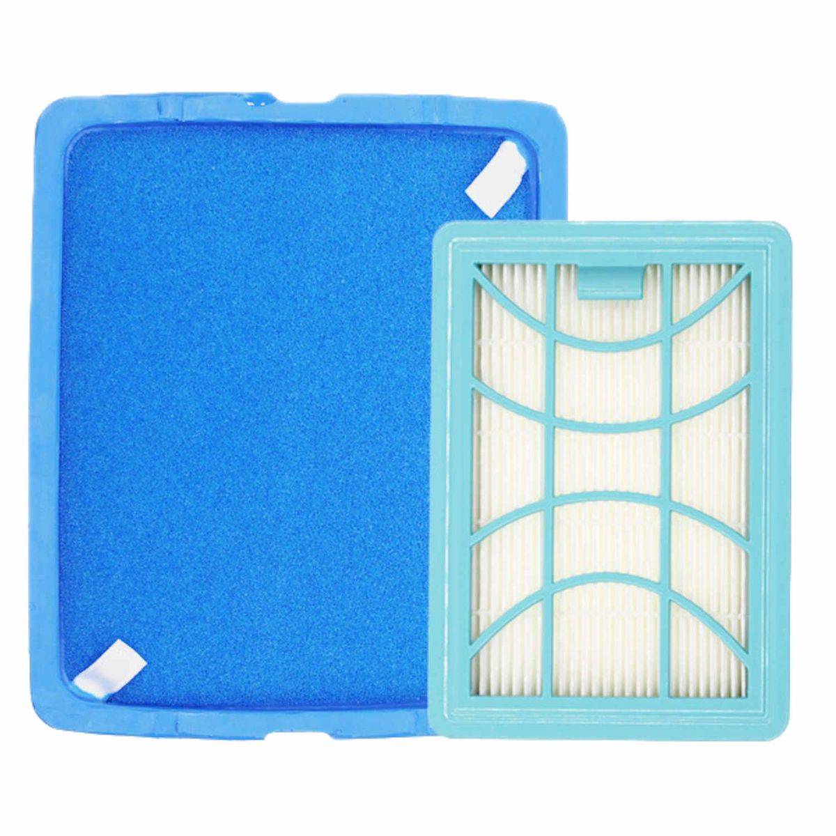 Staubsauger Luftfilter Ein- und Auslass für Philips FC9732 Blau