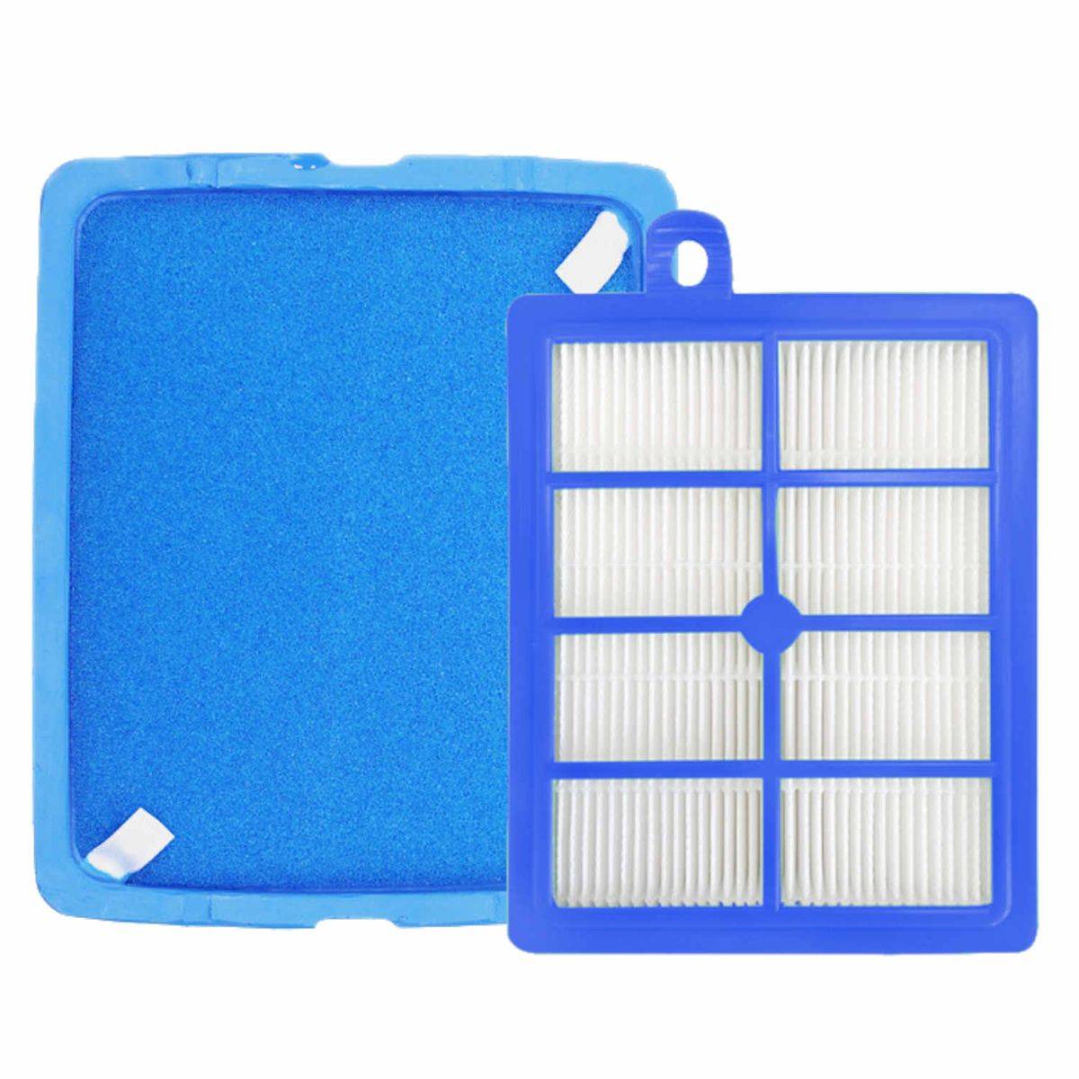 Staubsauger Luftfilter Ein- und Auslass für Philips FC8760 Blau