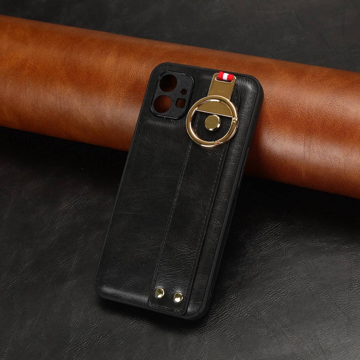 Für Nothing Phone 1 Handy Tasche Hülle mit Armbandhalter Ringalterung