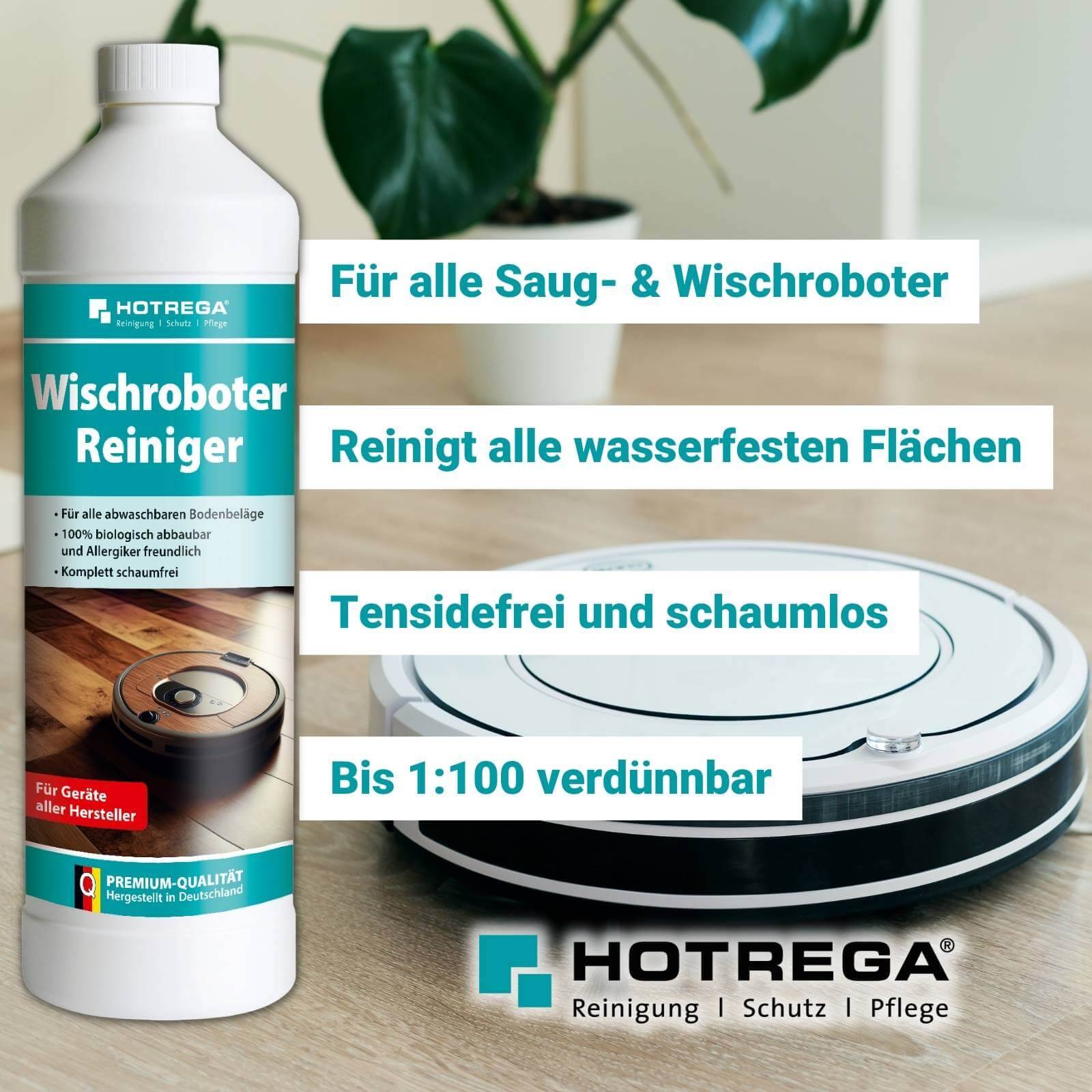 HOTREGA Wischroboter Reiniger Konzentrat 1L