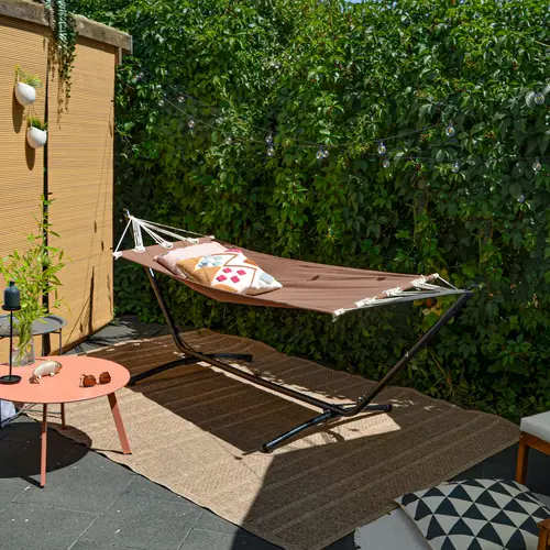 Outdoor Hängematte mit Gestell - 310cm Hängemattengestell 190x80 Stabhängematte Outdoor Hängematte mit Gestell - 310cm Hängemattengestell 190x80 Stabhängematte