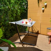 Outdoor Hängematte mit Gestell - 310cm Hängemattengestell 190x80 Stabhängematte Outdoor Hängematte mit Gestell - 310cm Hängemattengestell 190x80 Stabhängematte