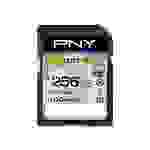 PNY Memory Card 256 GB SDHC SD ELITE X Komponenten Speicher Flash-Speicher