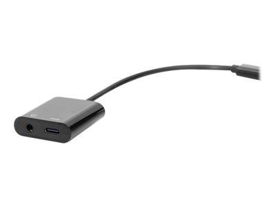 DIGITUS USB 3.1 Verteilerkabel Typ C-Klinke St/Bu/Bu 0.2m sw Multimedia-Technik USB-Kabel