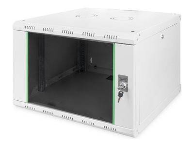 DIGITUS 48,3cm Wandschrank 7HE grau Server, Storage & USV Rack-Gehäuse Rack-Schränke