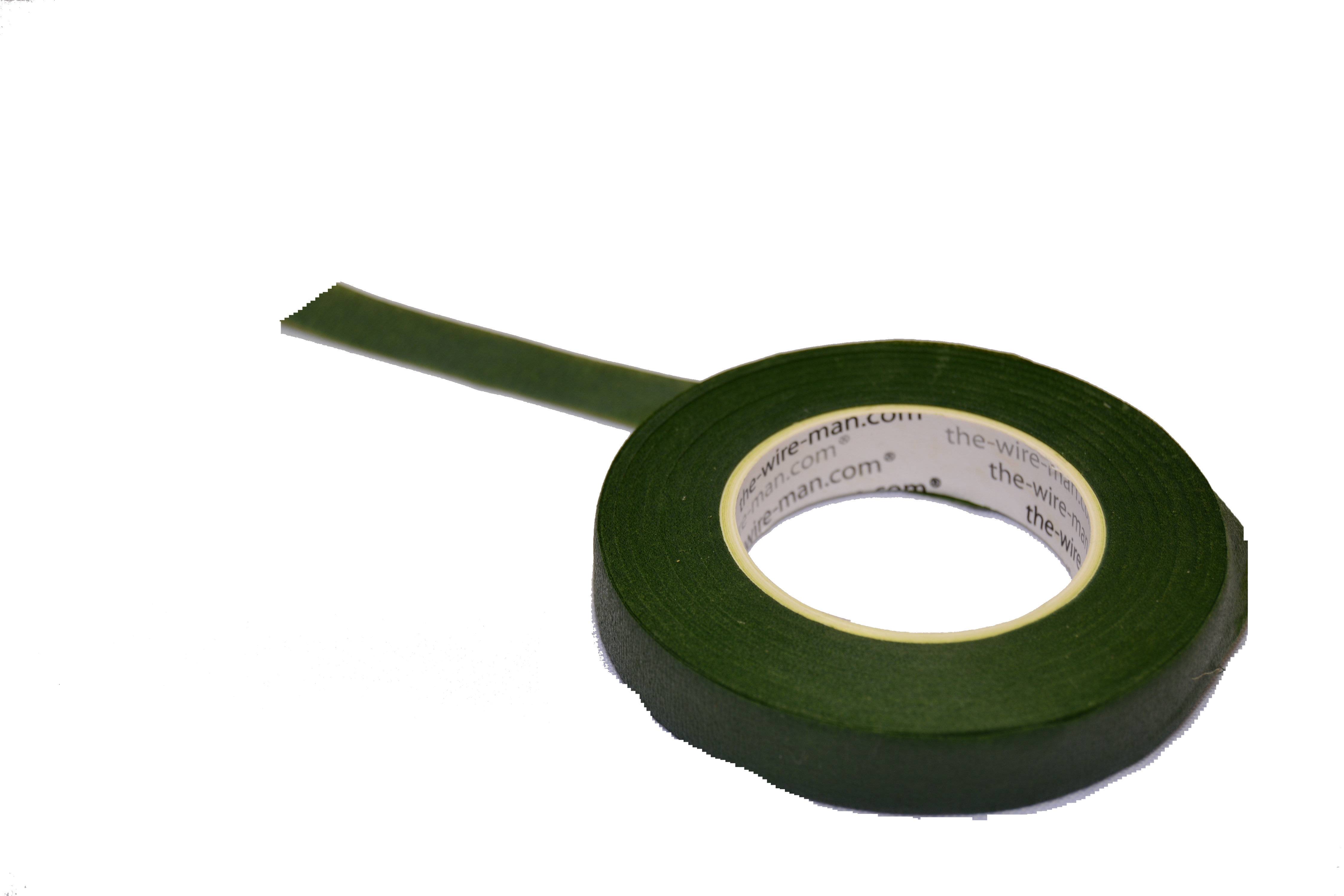 1x Flower Tape Blumenband, Wickelband Narrow grün 13mm 27,5m Rolle