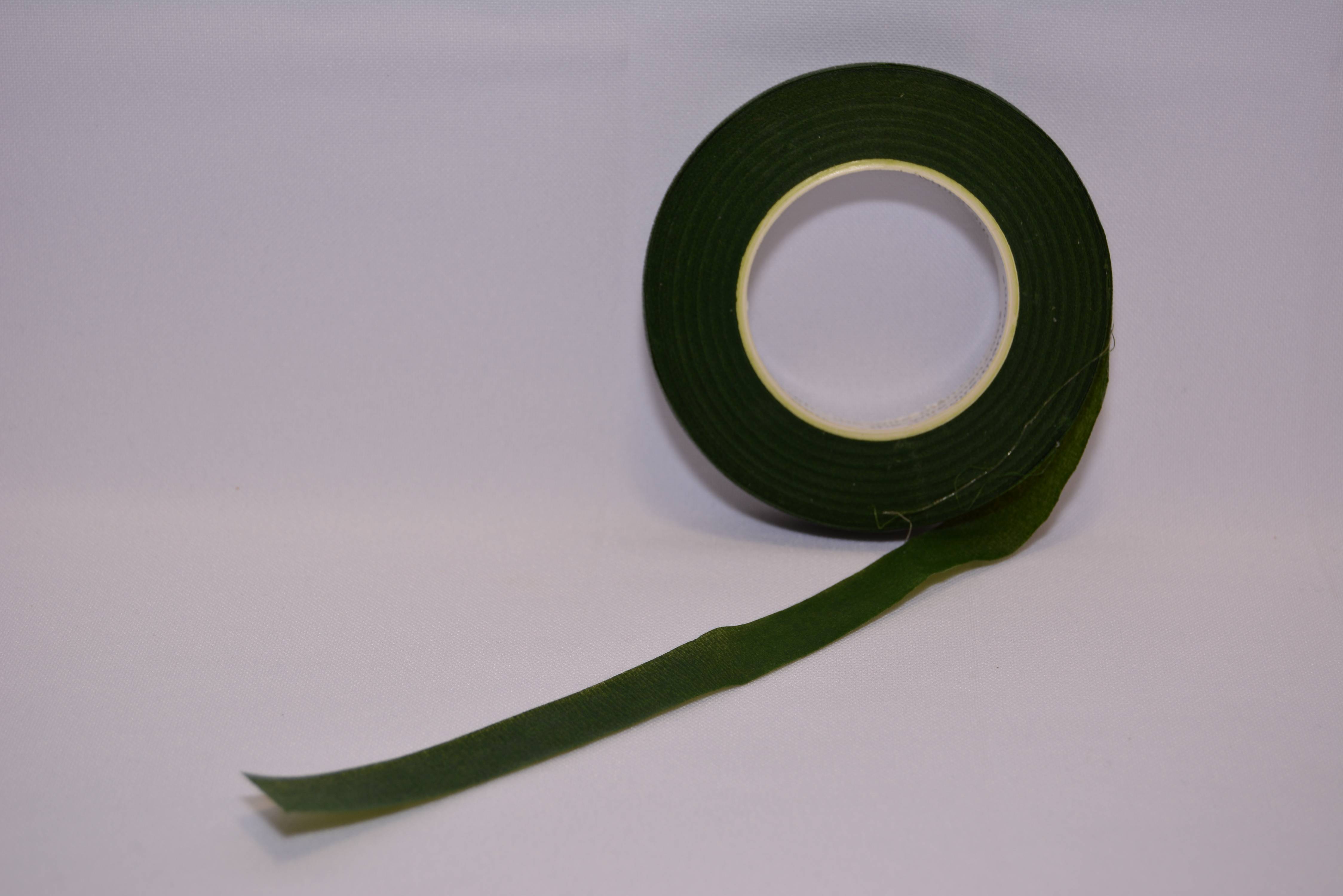 1x Flower Tape Blumenband, Wickelband Narrow grün 13mm 27,5m Rolle