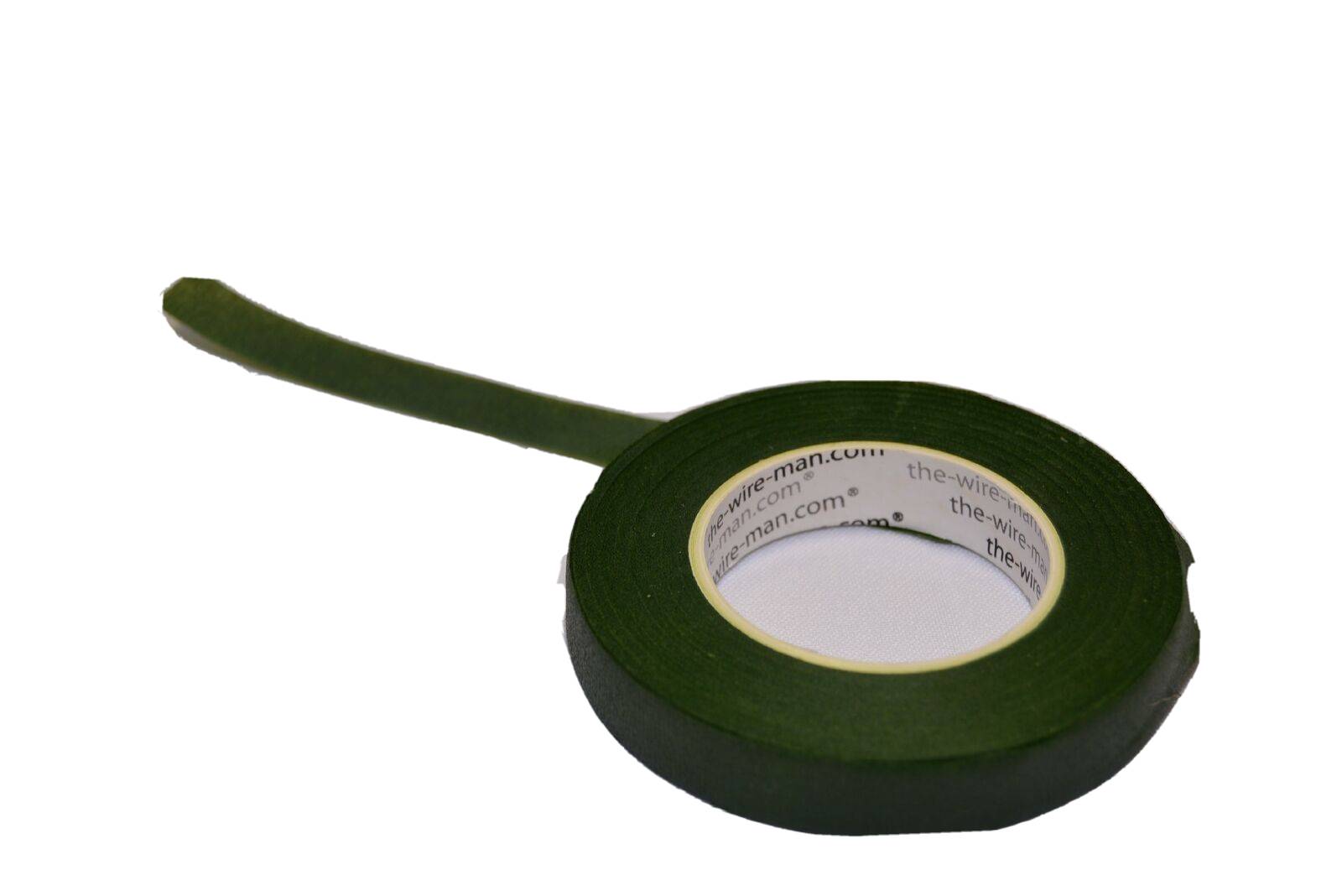 1x Flower Tape Blumenband, Wickelband Narrow grün 13mm 27,5m Rolle