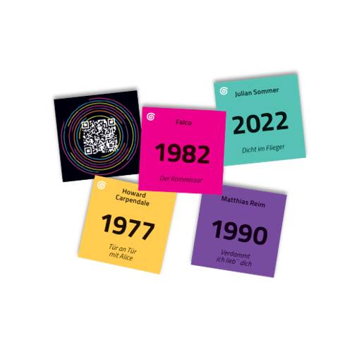 Jumbo Spiele 19955 Hitster Schlager Party, Partyspiel