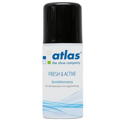 Zubehör Schuh-Desinfektionsspray Fresh & Active 150 ml - die ideale Innenschuhhygiene für alle ATLAS-Sicherheitsschuhe,