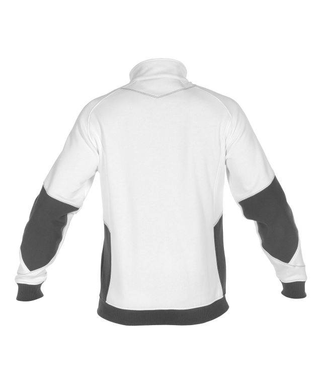 Sweatshirt, WEIß/ANTHRAZITGRAU, Gr. 4XL