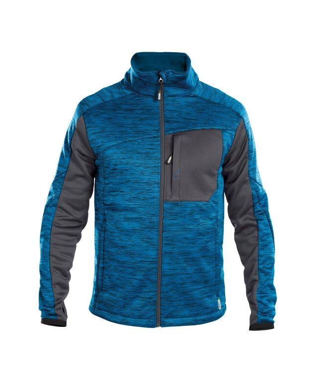 Midlayer-Jacke, AZURBLAU/ANTHRAZITGRAU, Gr. 4XL