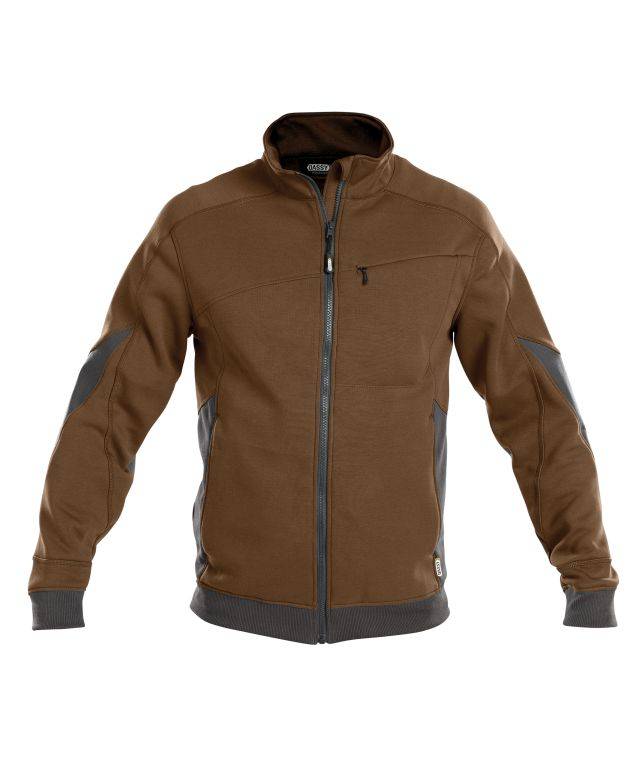Sweatshirt, LEHMBRAUN/ANTHRAZITGRAU, Gr. 4XL