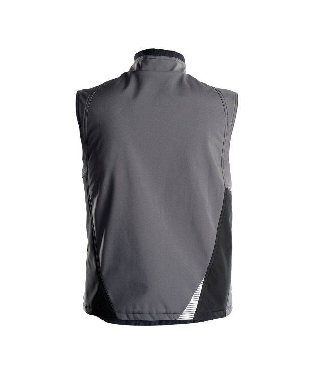 Softshell-Weste, ANTHRAZITGRAU/SCHWARZ, Gr. 4XL