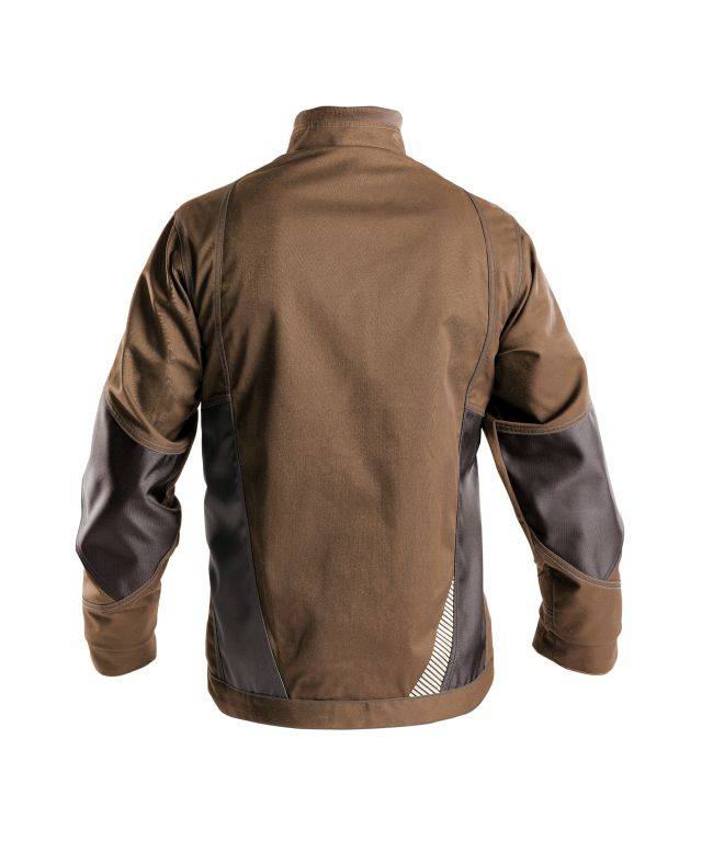 Arbeitsjacke, LEHMBRAUN/ANTHRAZITGRAU, Gr. 4XL