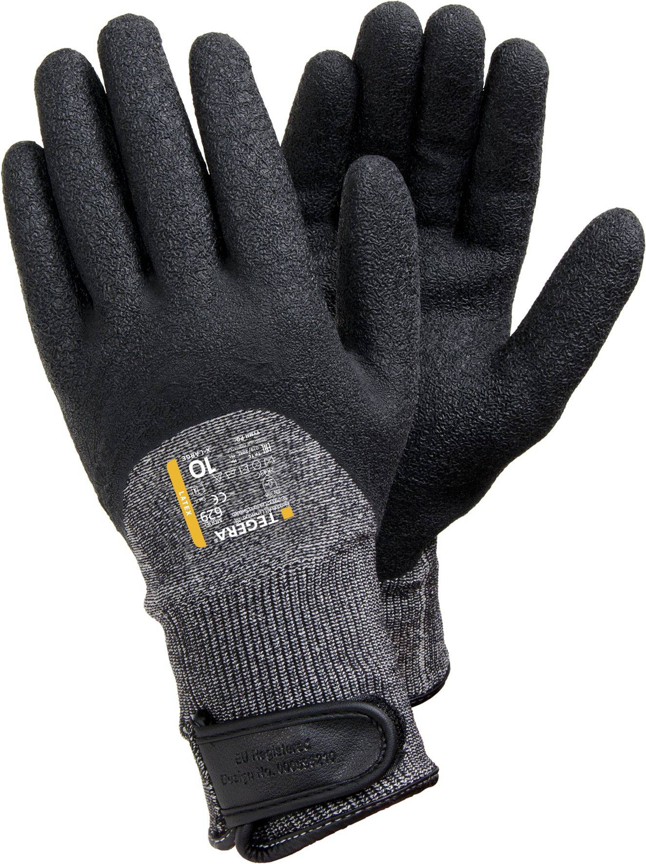 Schnittschutzhandschuhe TEGERA 629, Kat. II, blau/schwarz, Gr. 10