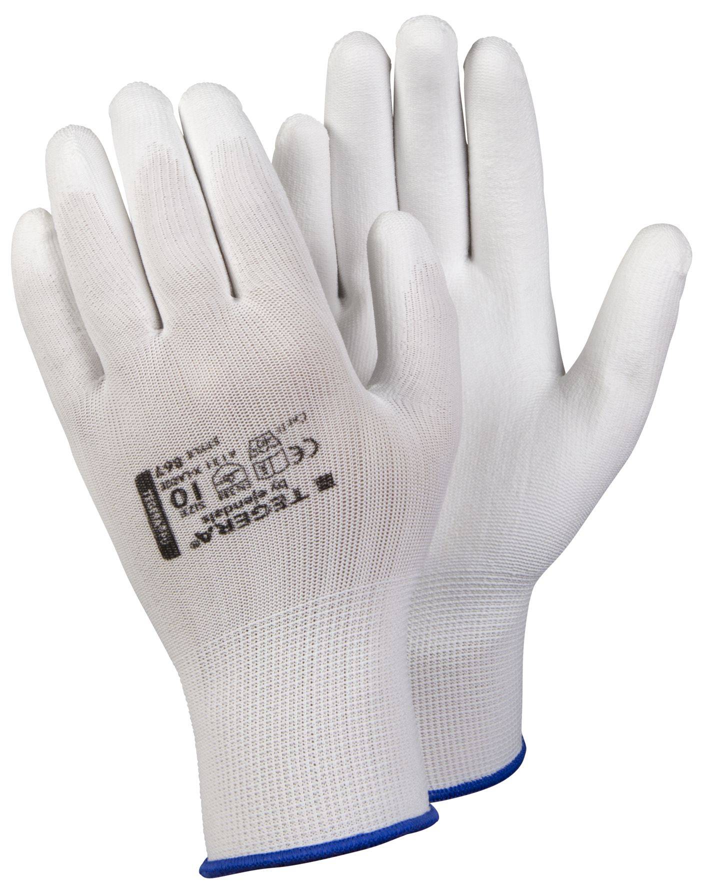 Arbeitshandschuhe TEGERA 867, Kat. II, weiß, Gr. 10