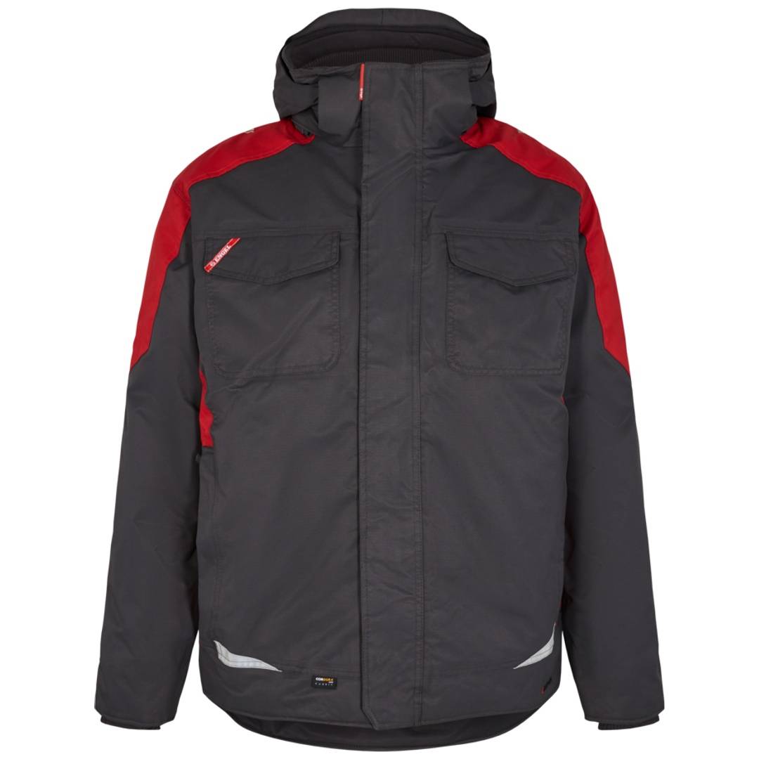 ENGEL Winterjacke Galaxy 1410-354-79757 Gr. 3XL anthrazit grau/tomato red