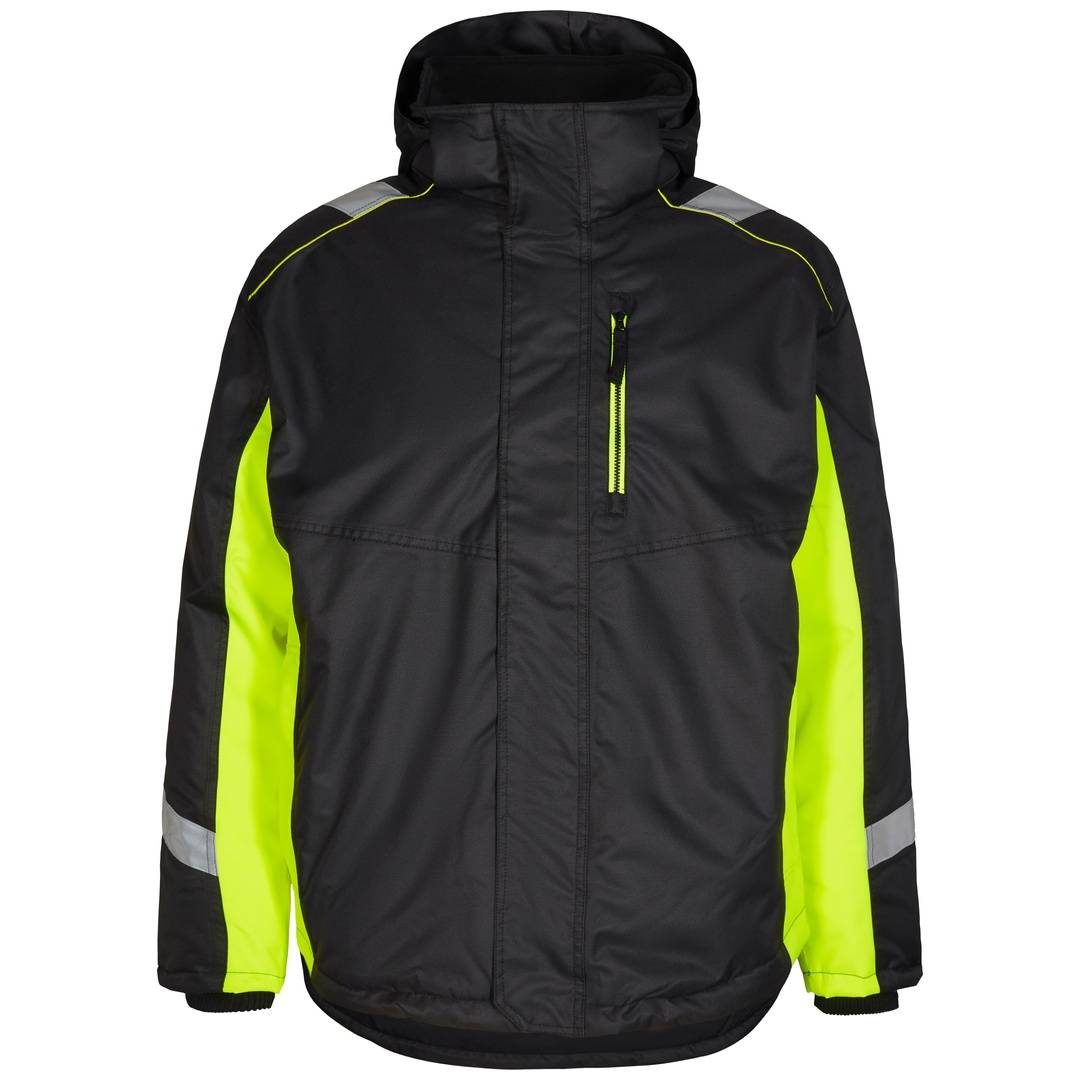 ENGEL Cargo Winterjacke 1871-354 Gr. L Schwarz/Gelb
