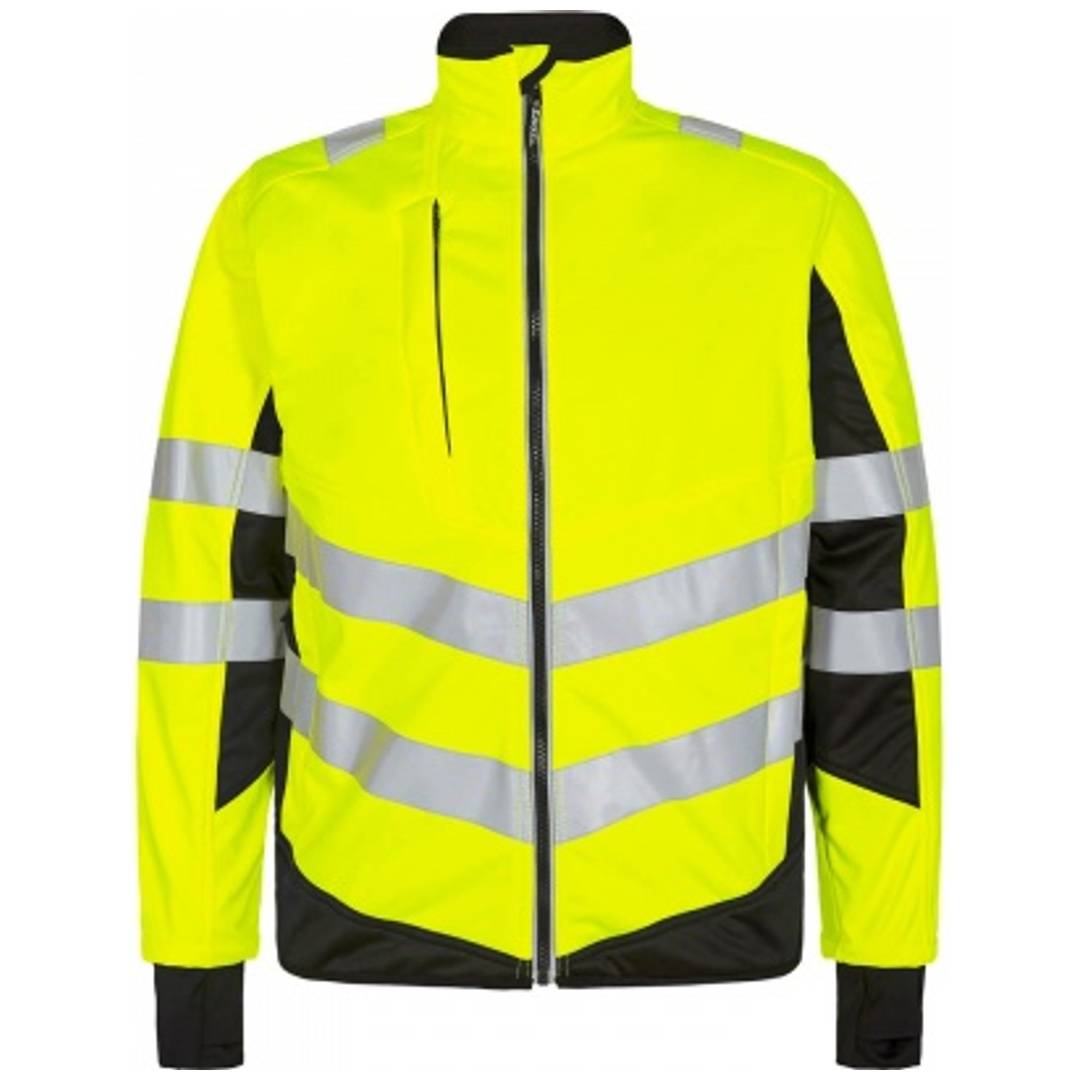 ENGEL Warnschutz Softshell Jacke Safety 1158-237-3820 Gr. M gelb/schwarz
