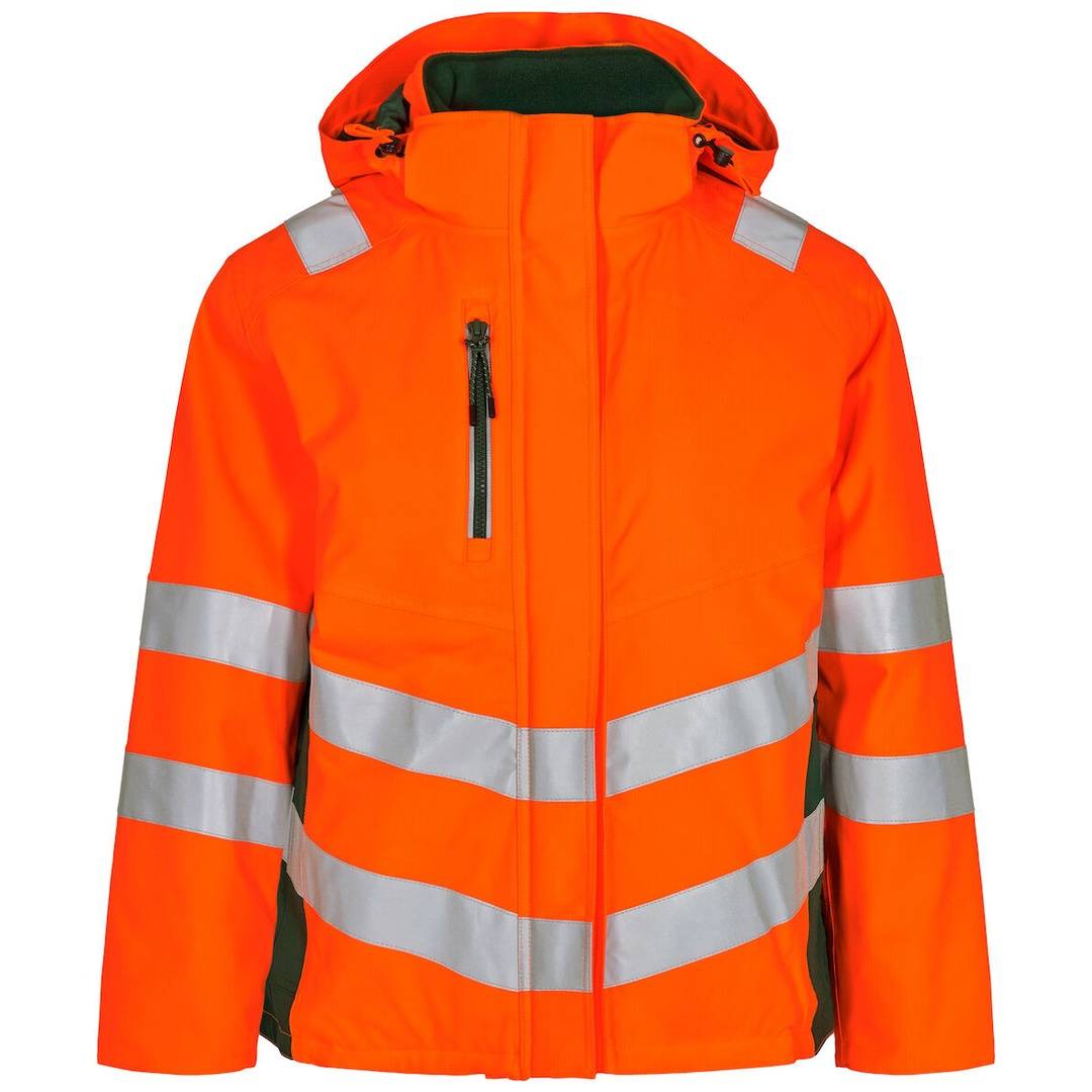 ENGEL Warnschutz Winterjacke Safety Damen 1943-930 Damen Gr. L orange/grün