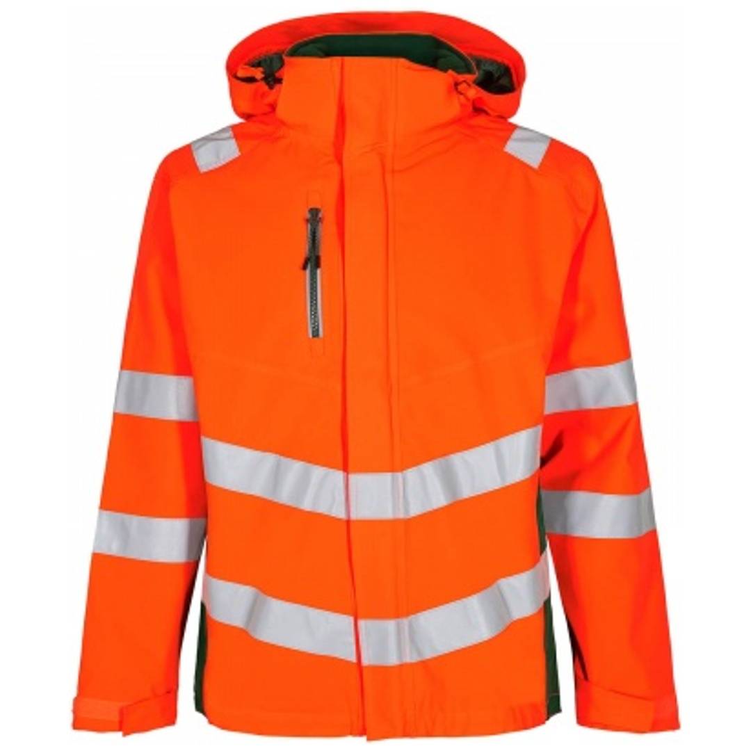 ENGEL Warnschutz Shell Jacke Safety 1146-930-101 Gr. M orange/grün