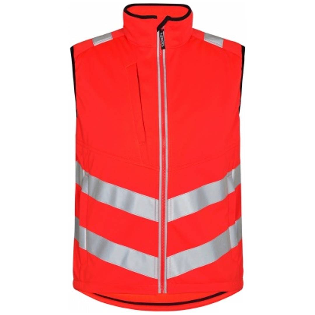 ENGEL Warnschutz Softshell Weste Safety 5156-237 Gr. 2XL rot