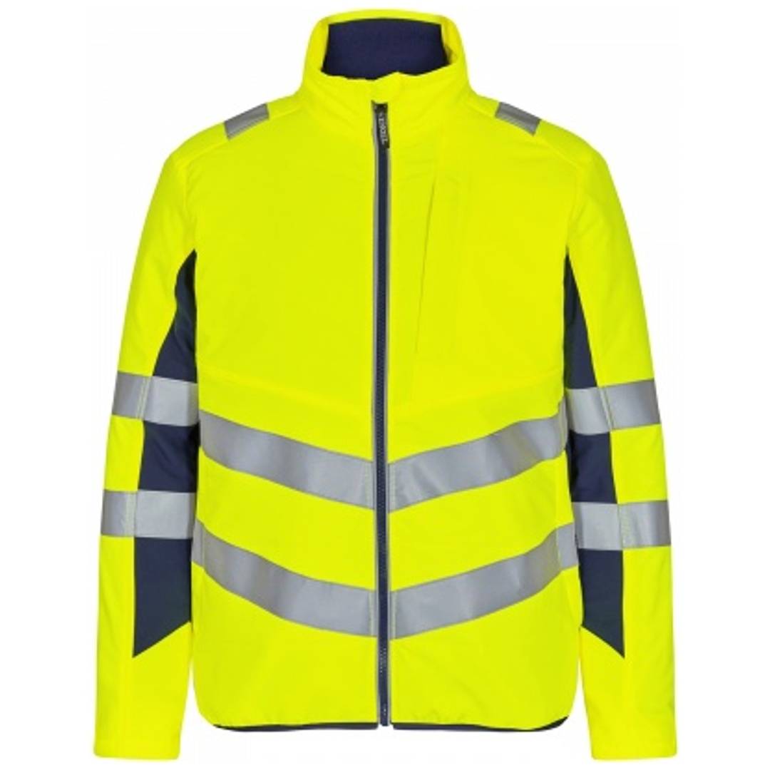 ENGEL Warnschutz Stepp-Innenjacke Safety 1159-158-38165 Gr. L gelb/blue ink
