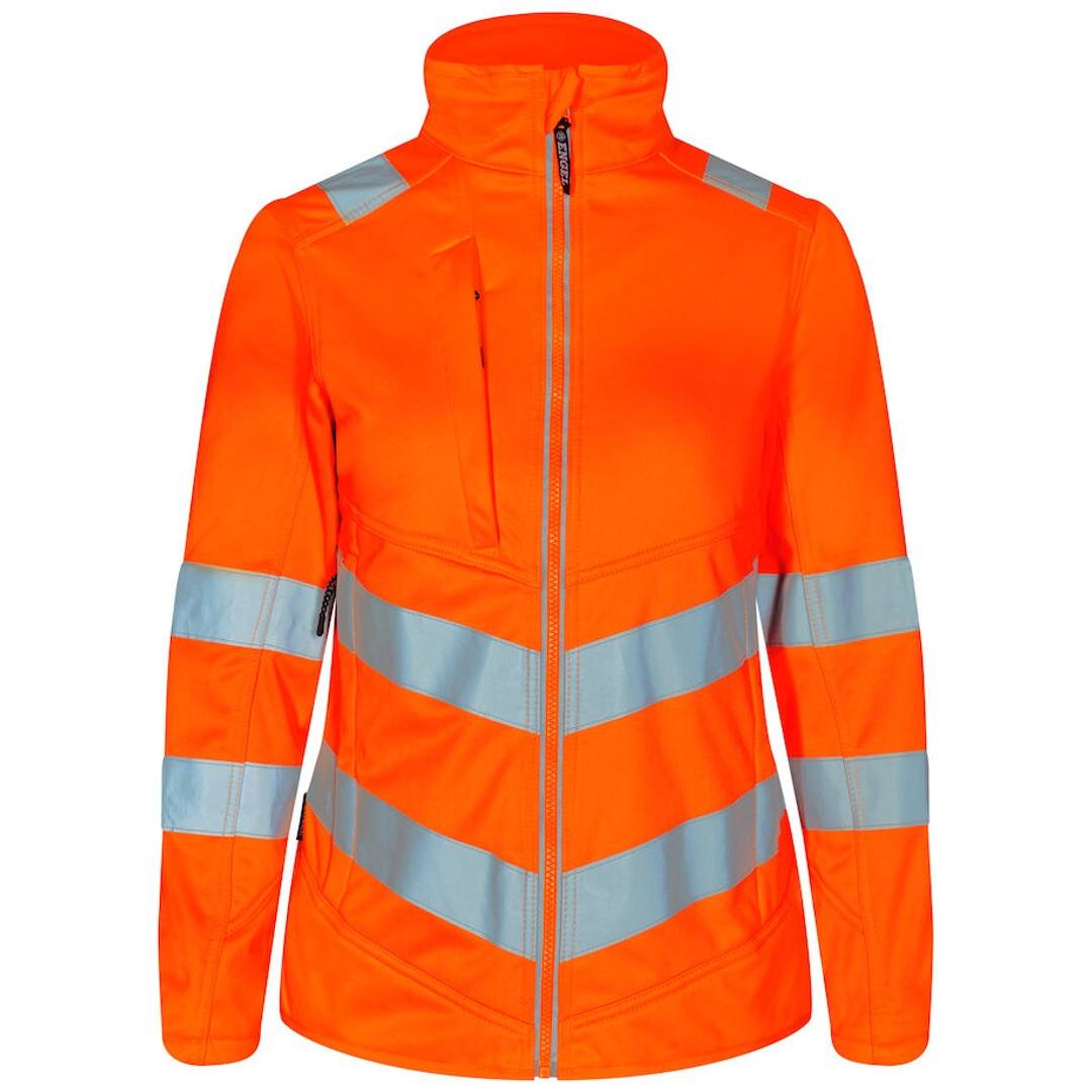 ENGEL Warnschutz Softshelljacke Safety Damen 1156-237 Gr. S orange