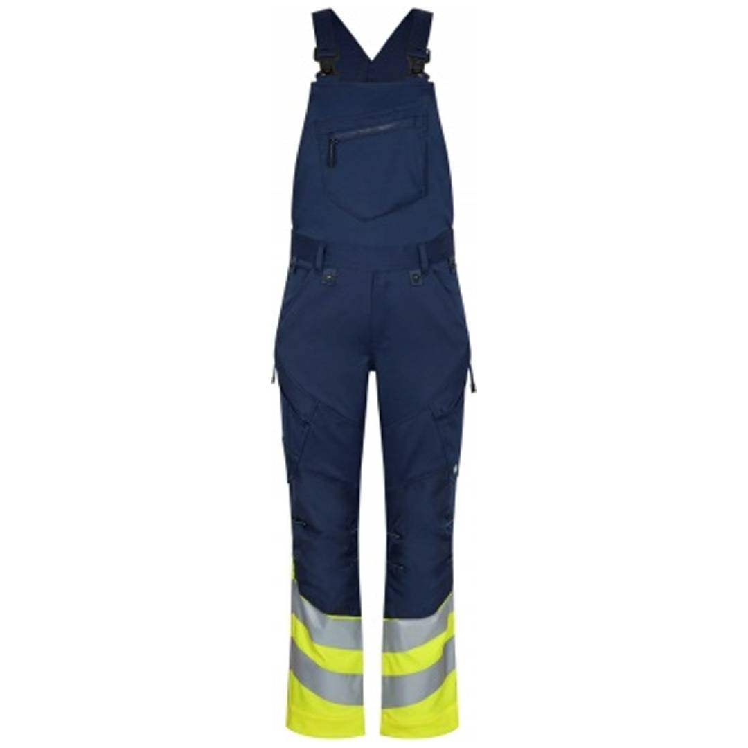 ENGEL Warnschutz Latzhose Safety 3546-314-16538 Gr. 28 blue ink/gelb
