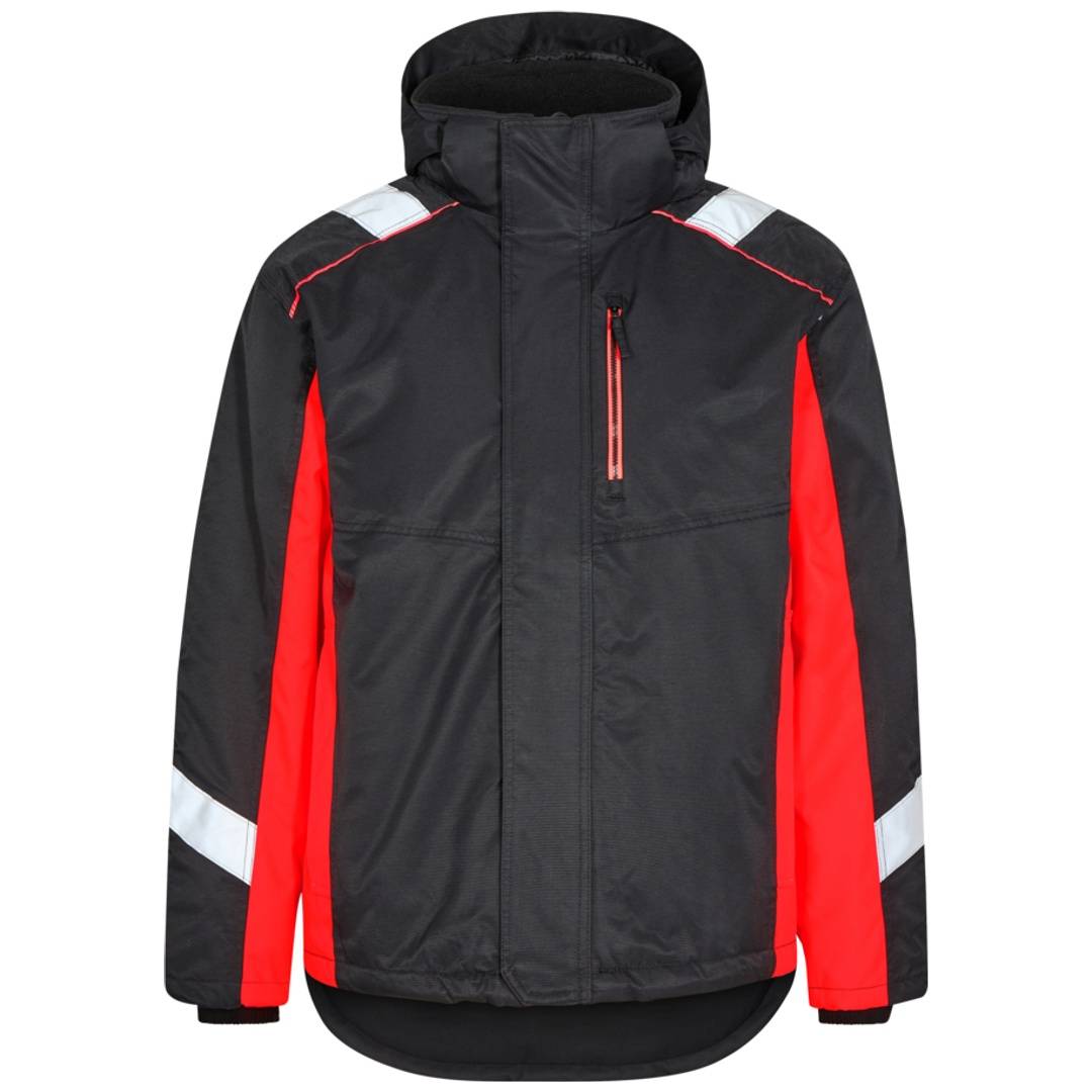 ENGEL Cargo Winterjacke 1871-354 Gr. L Schwarz/Rot