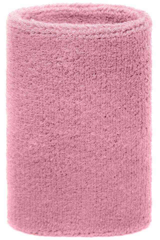 Sporty Wristband Extrabreites Armschweißband aus Frottee pink, Gr. one size