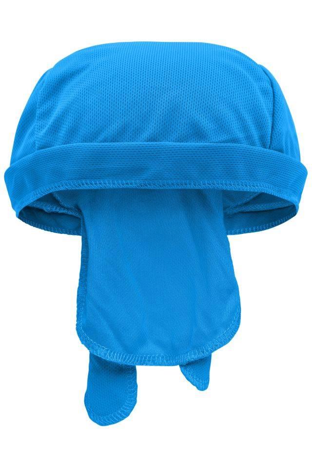 Functional Bandana Hat Atmungsaktives Kopftuch, im Nacken zu binden blau/neon, Gr. one size