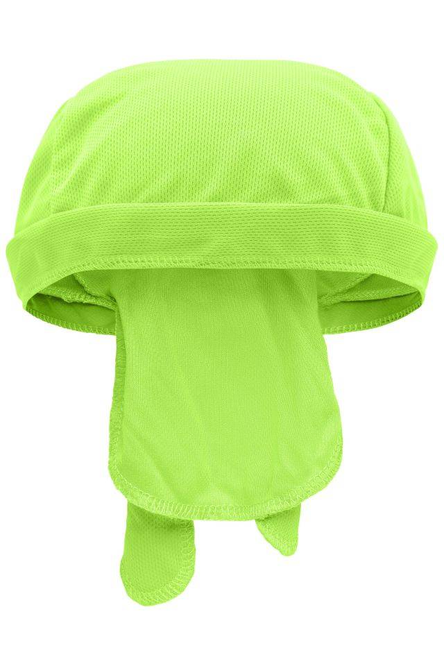 Functional Bandana Hat Atmungsaktives Kopftuch, im Nacken zu binden gelb/neon, Gr. one size