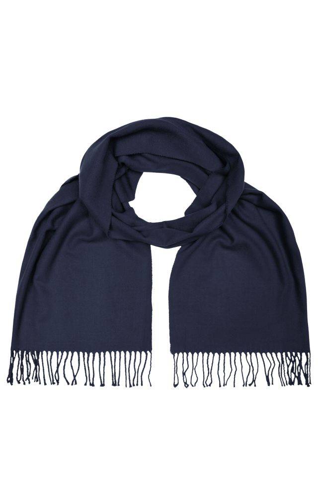 Elegant Scarf Eleganter Webschal blau, Gr. one size