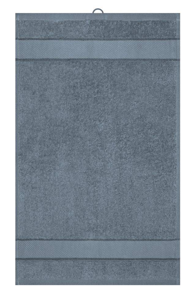Guest Towel Gästehandtuch im modischen Design grau, Gr. one size