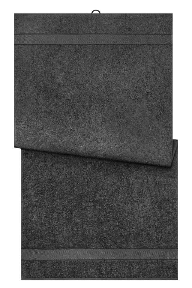 Bath Towel Badetuch im modischen Design grau, Gr. one size